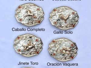 Hebi. Vaq. Fina Piedra Hexagonal PLT-ORO 50mm GA 309163
