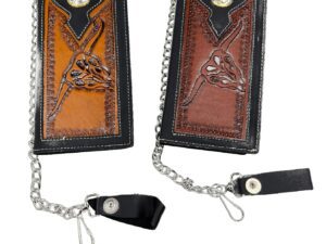 Bill. Texana Con Cadena Cincelada Cuerno DS 301017
